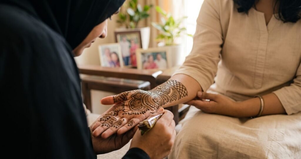Professional bridal mehendi home service in Bangalore by Sumaiya Mehendi Artist