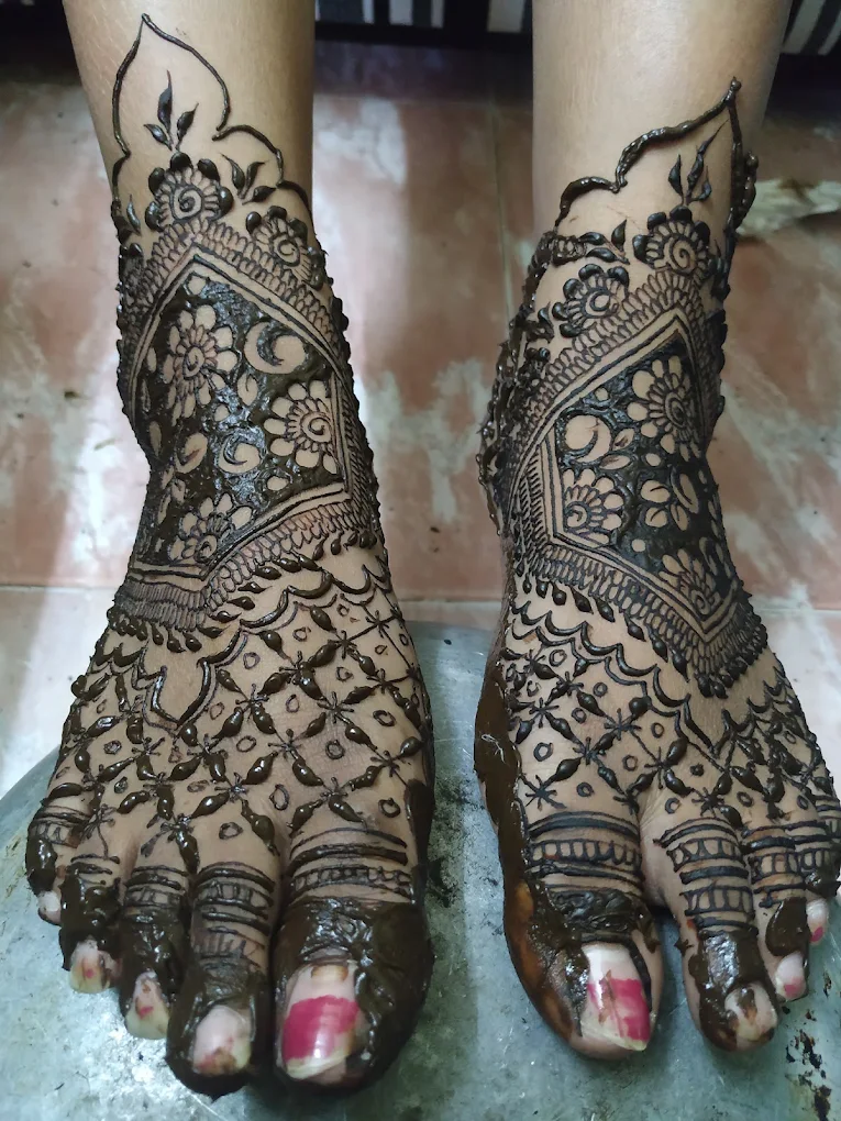 Foot & Leg Mehendi by Sumaiya Henna Artist, Bangalore