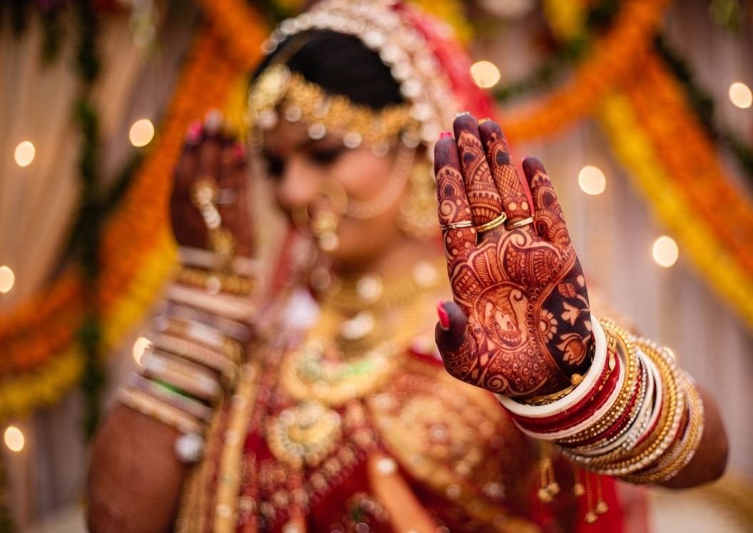 Bridal Mehendi design #3 on hands, Bangalore