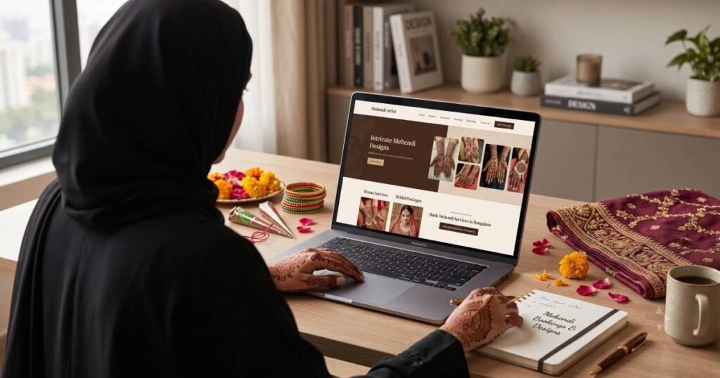 Introducing Our New Website – A Better Way to Book Mehendi Services in Bangalore